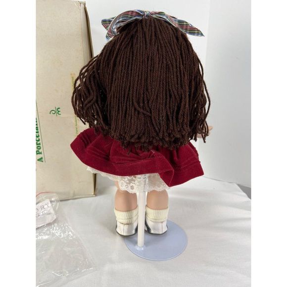 Danbury Mint Porcelain 16" Cabbage Patch Kid Doll Jennifer Sue" 1995 - Picture 7 of 10